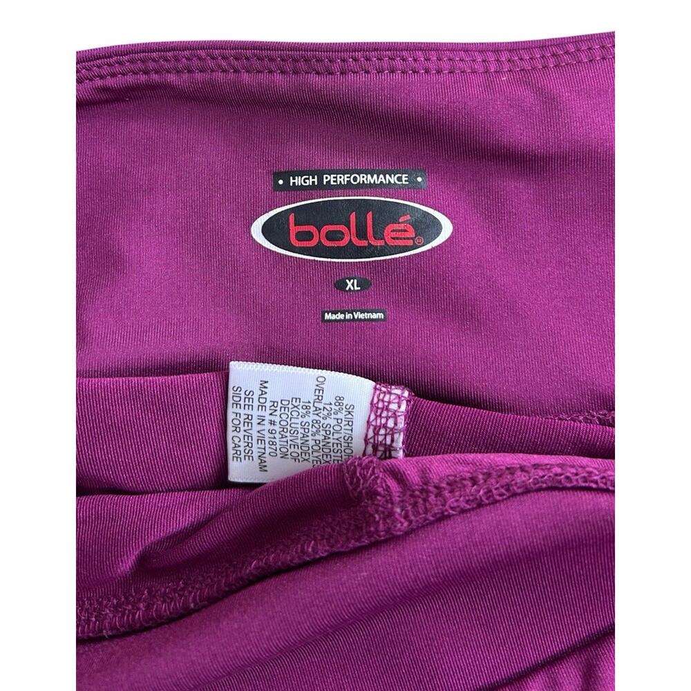 Bolle Magenta Tennis Golf Skort Sz Large Stretch Full Skirt Athletic Pickle Ball - Picture 3 of 8
